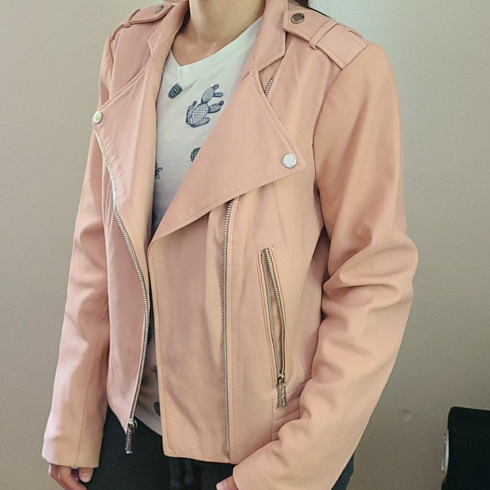 Michael Kors Suede Motto Jacket